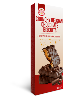 100g Crunchy Biscuit dark chocolate V