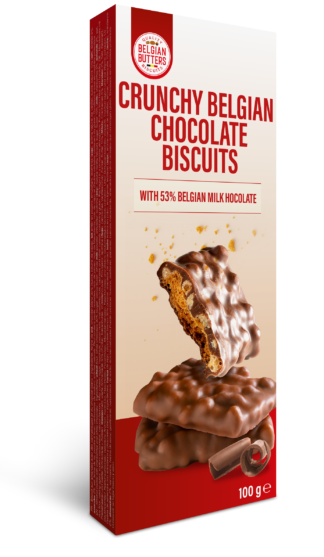 100g Crunchy Biscuit milk chocolate V