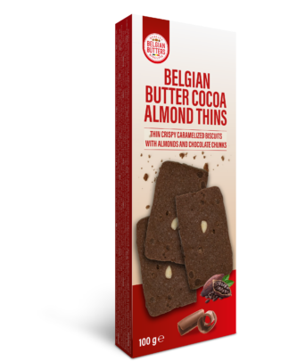 BB Cocoa Almond Thins 100g V